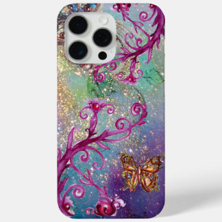 Funda Para iPhone 15 Pro Max PLANTA BUTTERFLING / PLANTAS MÁGICAS EN azul DERRA