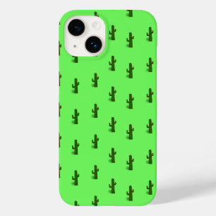 Funda Para iPhone 14 De Case-Mate Planta de cactus en verde claro