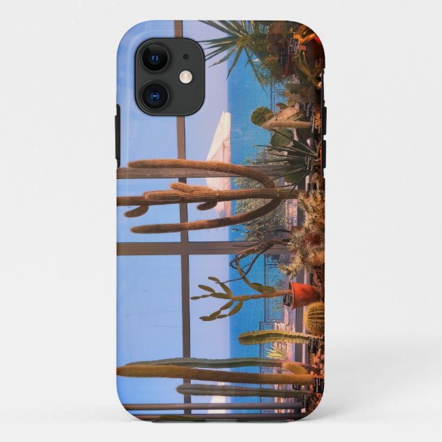 Funda De Case-Mate Para iPhone Plantas de cactus y mar (Reverso)