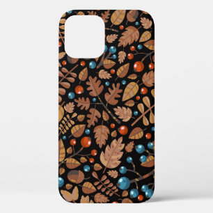 Funda Para iPhone 12 Plantas de invierno de otoño: patrón de cosecha