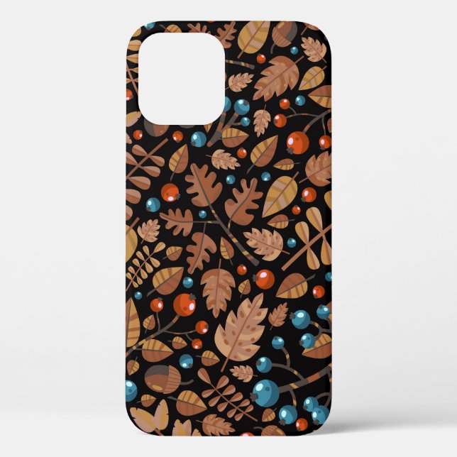 Funda De Case-Mate Para iPhone Plantas de invierno de otoño: patrón de cosecha (Reverso )