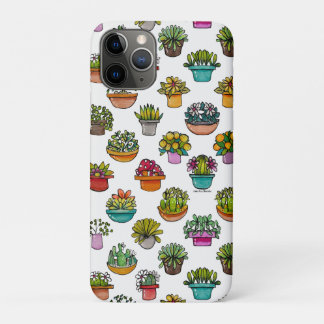 Funda Para iPhone 11 Pro Plantas Teñidas En Macetas