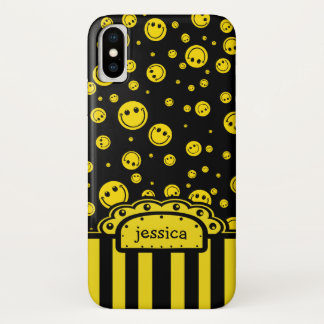 Funda Para iPhone X Plantilla conocida de PolkaDot