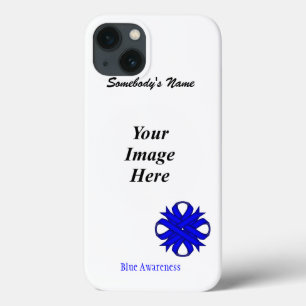 Funda Para iPhone 13 Plantilla de Cinta de Clover Azul por Kenneth Yonc