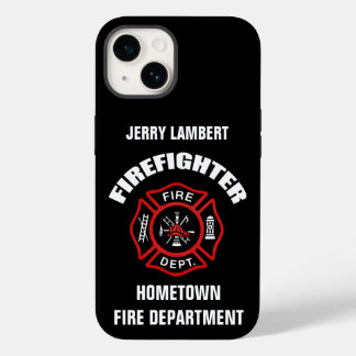 Funda Para iPhone 14 De Case-Mate Plantilla de nombre de bombero