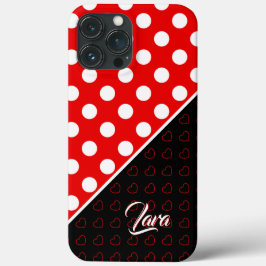 Funda Para iPhone 13 Pro Max Plantilla de nombre personalizada Cubierta para iP