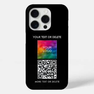 Funda Para iPhone 15 Pro Plantilla de Personalizado de logotipo de envío de