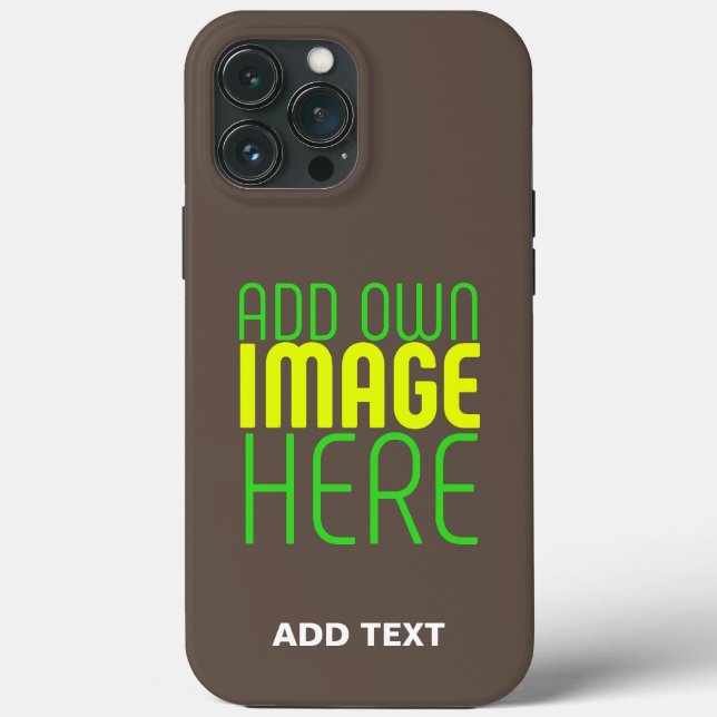 FUNDA DE Case-Mate PARA iPhone PLANTILLA DE TEXTO DE IMAGEN DE CAFÉ SENCILLA EDIT (Reverso )