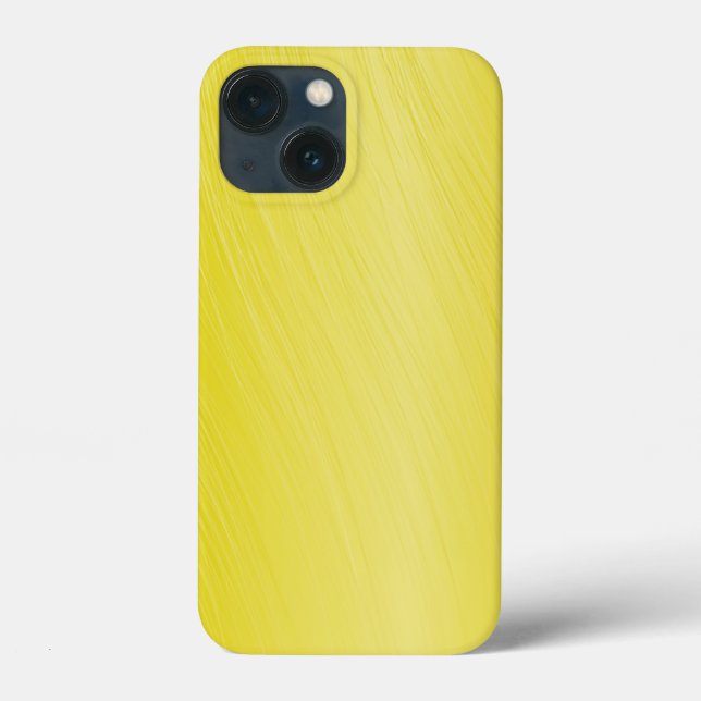 Funda De Case-Mate Para iPhone Plantilla de textura de fondo amarillo (Reverso )