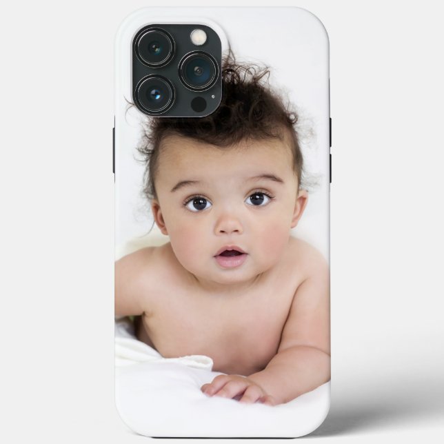 Funda De Case-Mate Para iPhone Plantilla personalizada de fotos favoritas (Reverso )