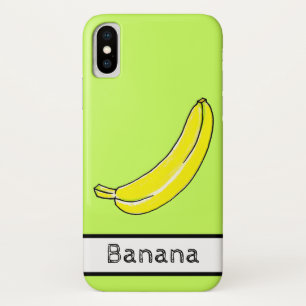 Funda Para iPhone X Plátano