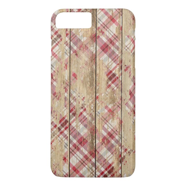 Funda De Case-Mate Para iPhone Plátano y madera fundida (Reverso)