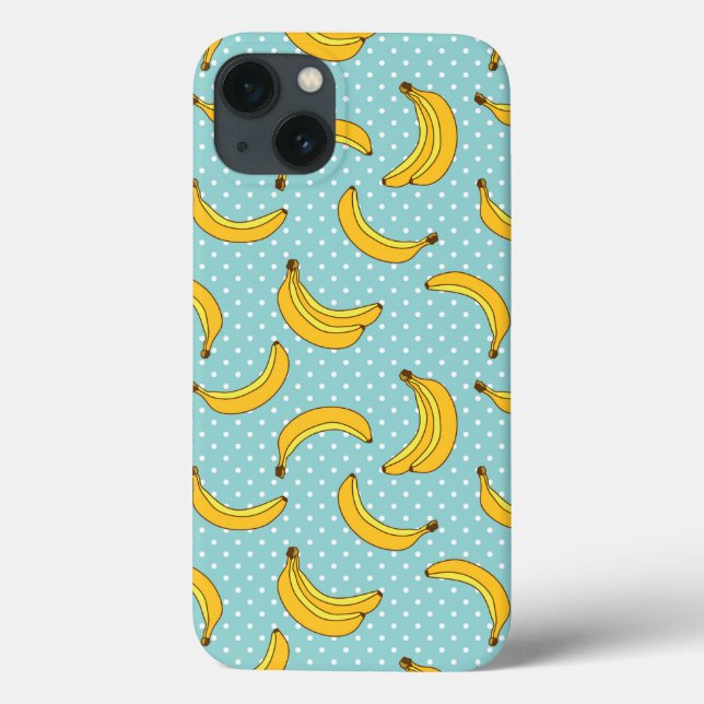 Funda De Case-Mate Para iPhone Plátanos Y Puntos De Polvo (Reverso)