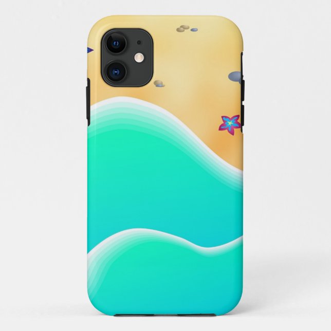 Funda De Case-Mate Para iPhone Playa (Reverso)