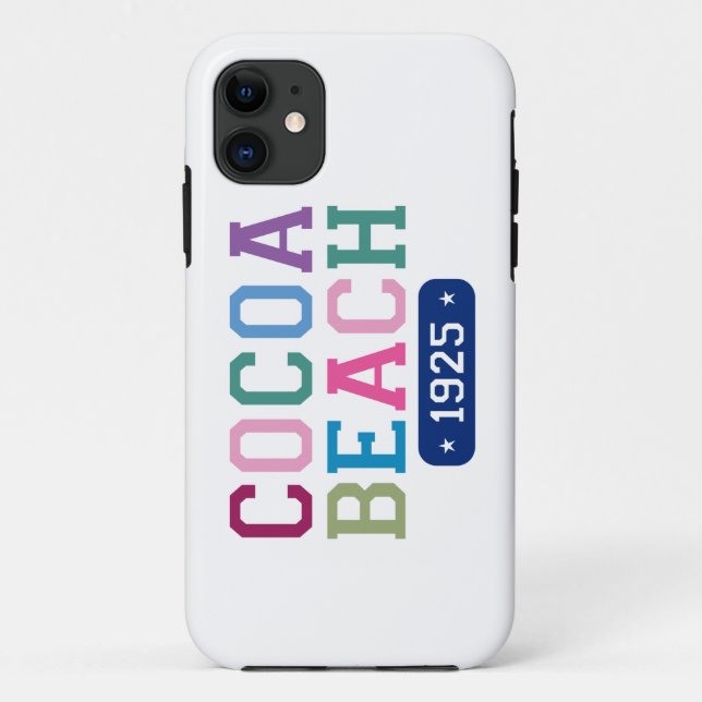Funda De Case-Mate Para iPhone Playa 1925 del cacao (Reverso)