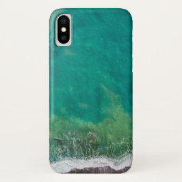 Funda Para iPhone X Playa azul turquesa