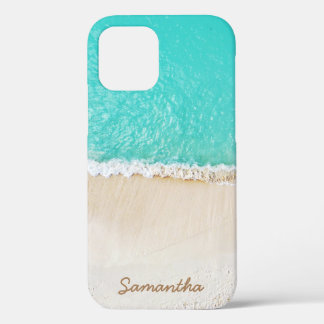 Funda Para iPhone 12 Playa caribeña, olas y arena