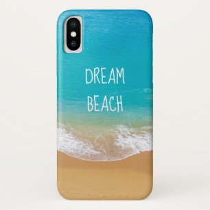 Funda Para iPhone X Playa con foto de agua turquesa