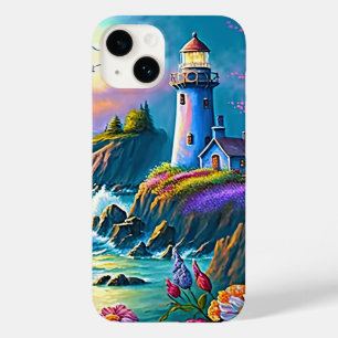 Funda Para iPhone 14 De Case-Mate playa de amantes del faro fresco
