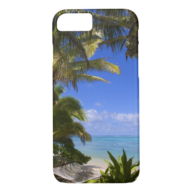 Funda De Case-Mate Para iPhone Playa de arena dorada Islas Cook 2 (Reverso)