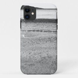 Funda Para iPhone 11 Playa de arena negra y blanca