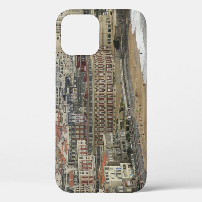 Funda De Case-Mate Para iPhone Playa de Biarritz, arquitectura Belle Époque. (Reverso )