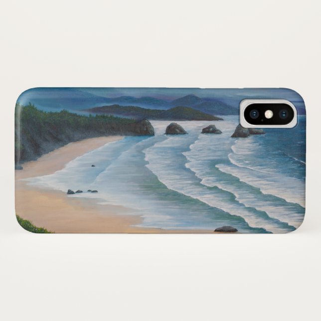 Funda De Case-Mate Para iPhone Playa de Cannon (Reverso (horizontal))