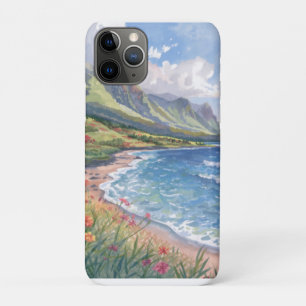 Funda Para iPhone 11 Pro Playa de Flores Hawaii