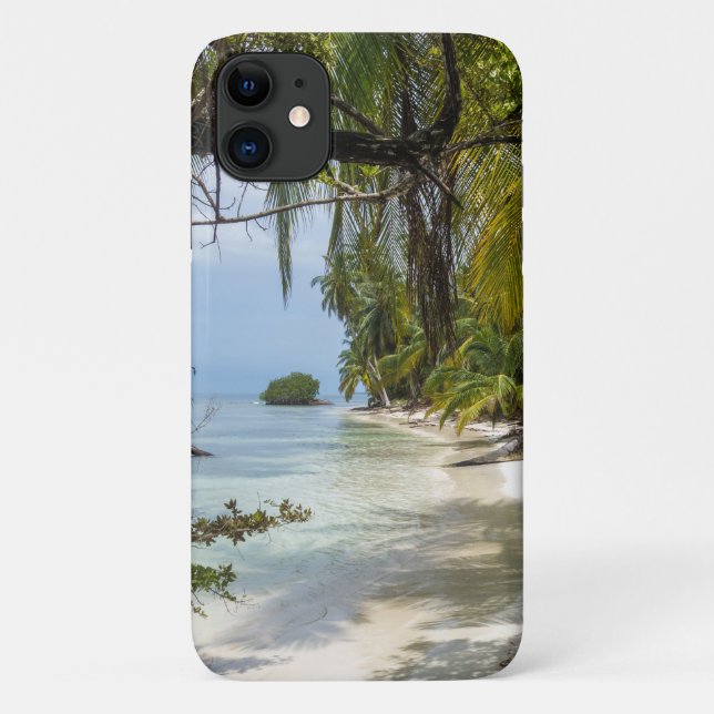 Funda De Case-Mate Para iPhone Playa de Palm Beach Tropical (Reverso)
