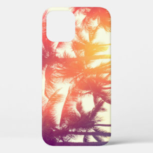 Funda Para iPhone 12 Playa del Coco: Calor tropical vintage.