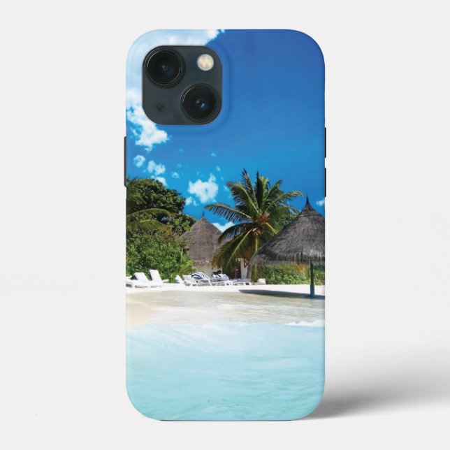 Funda De Case-Mate Para iPhone Playa Exótica (Reverso )