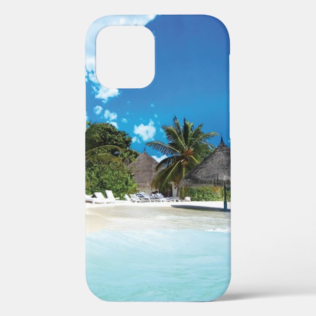 Funda De Case-Mate Para iPhone Playa Exótica (Reverso )