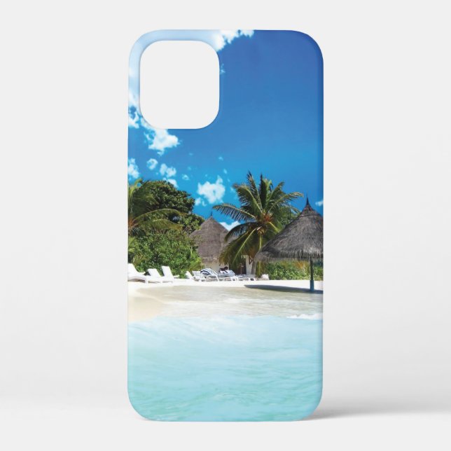 Funda De Case-Mate Para iPhone Playa Exótica (Reverso )