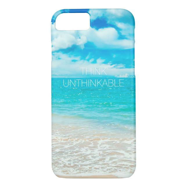 Funda De Case-Mate Para iPhone Playa hermosa del verano (Reverso)