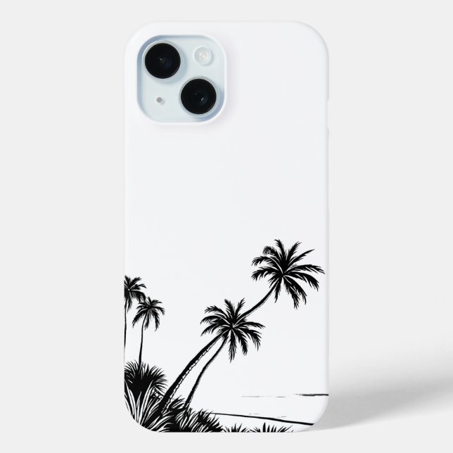Funda De Case-Mate Para iPhone Playa Palm (Reverso )