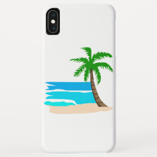 Funda Para iPhone XS Max Playa Palm Tree