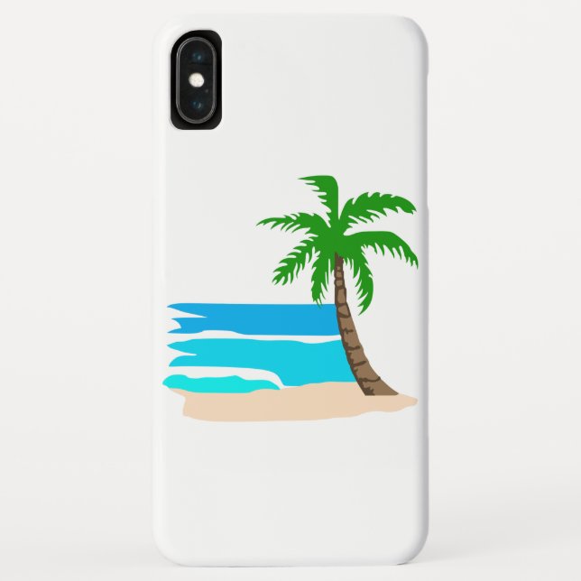 Funda De Case-Mate Para iPhone Playa Palm Tree (Reverso)