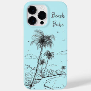 Funda Para iPhone 14 Pro Max De Case-Mate Playa Palm Tree