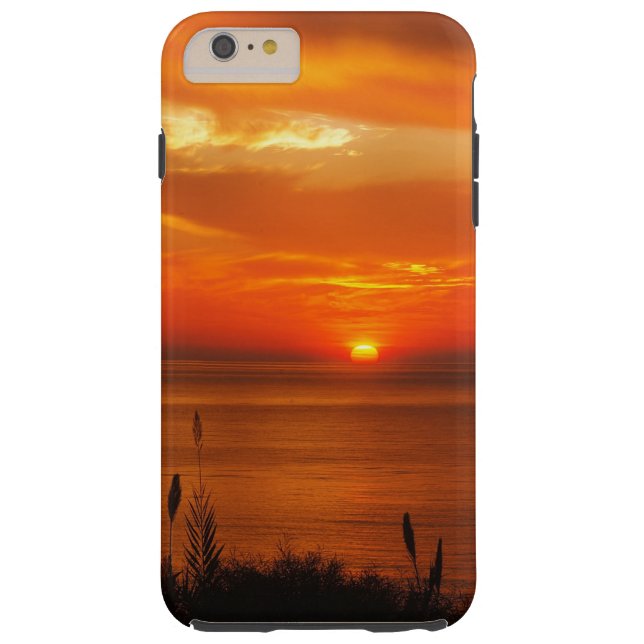 Funda De Case-Mate Para iPhone Playa personalizada hermosa en el paisaje de la (Reverso)