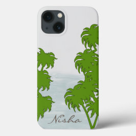 Funda Para iPhone 13 Playa Tropical