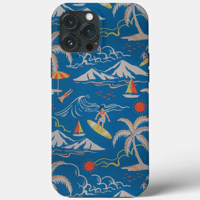 Funda De Case-Mate Para iPhone Playa Tropical (Reverso )