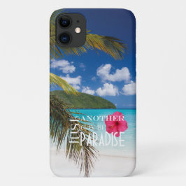 Funda Para iPhone 11 Playa tropical, otro día en el paraíso