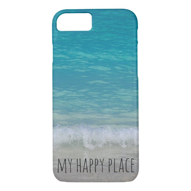 Funda De Case-Mate Para iPhone playa tropical turquesa (Reverso)