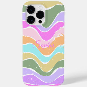 Funda Para iPhone 14 Pro Max De Case-Mate Playas de arcoiris retro para productos Personaliz