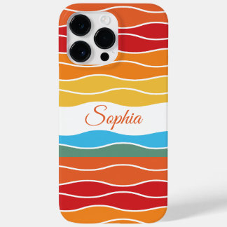 Funda Para iPhone 14 Pro Max De Case-Mate Playas de arcoiris retro para productos Personaliz