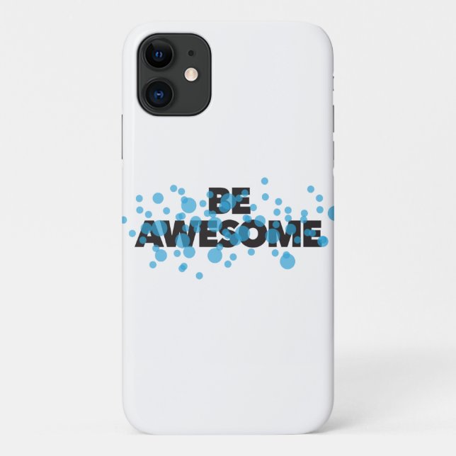 Funda De Case-Mate Para iPhone Playful, vibrant, bold, modern design Be Awesome (Reverso)