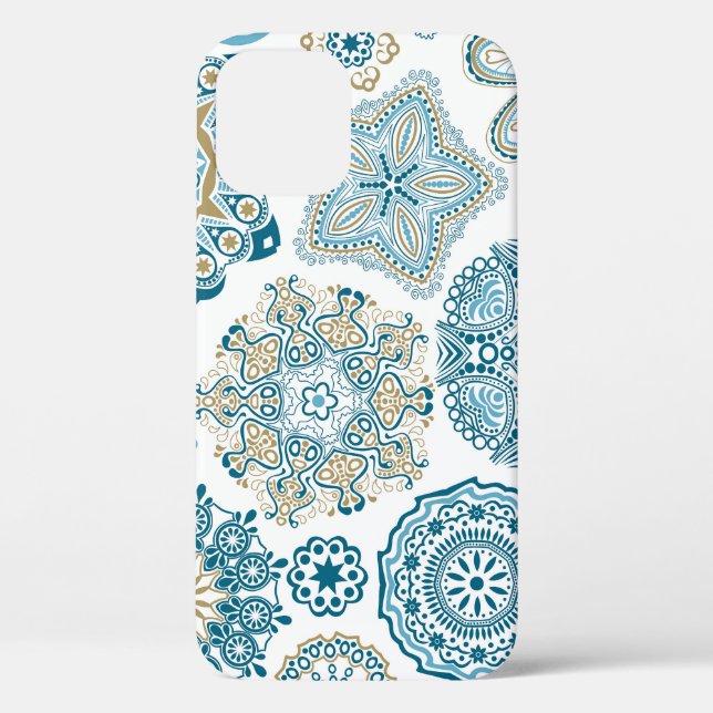 Funda De Case-Mate Para iPhone Plaza floral sin foco: Batido de copia (Reverso )
