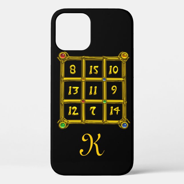 Funda De Case-Mate Para iPhone PLAZA MAGIC 33 MONOGRAM Negro (Reverso )