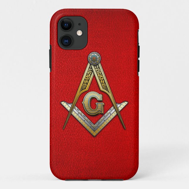 Funda De Case-Mate Para iPhone Plaza masónica y brújulas (Reverso)