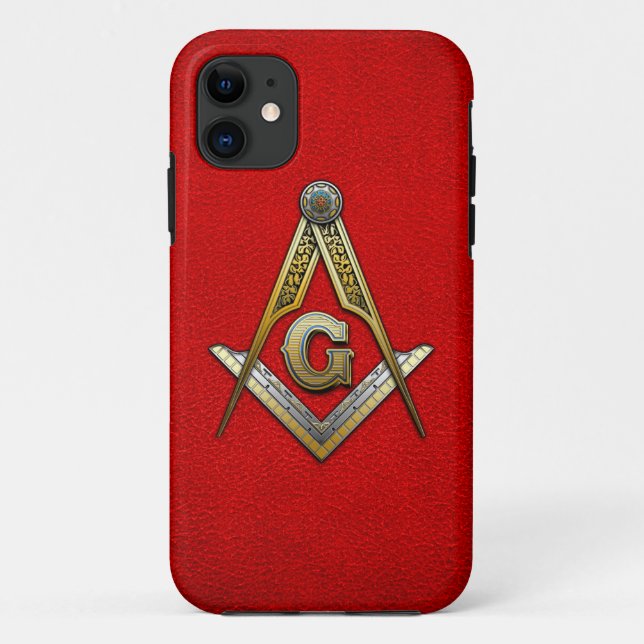 Funda De Case-Mate Para iPhone Plaza masónica y brújulas (Reverso)